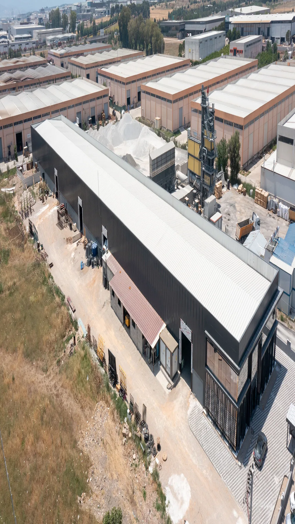 İvriz Çelik endüstriyel tesis uygulaması